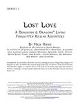 RPG Item: MOON1-5: Lost Love