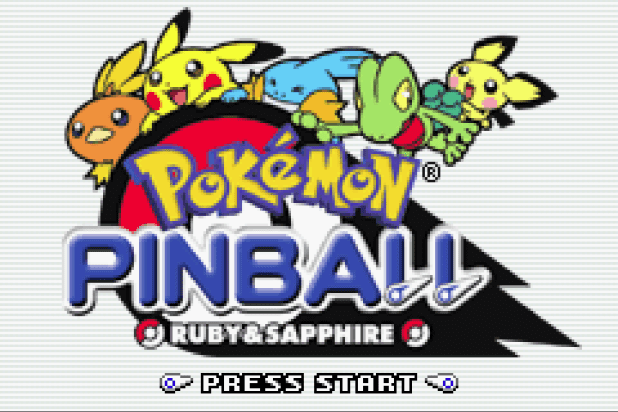 Pokémon Pinball: Ruby & Sapphire box art
