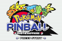 Video Game: Pokémon Pinball: Ruby & Sapphire