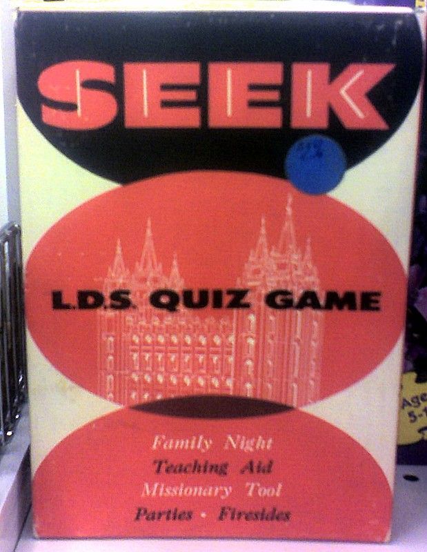 Seek: The Original LDS Quiz Game box art