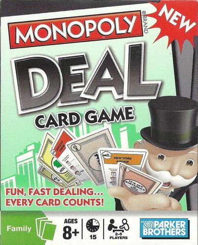 Monopoly Deal Card Game*Classic Green Package*Parker Brothers
