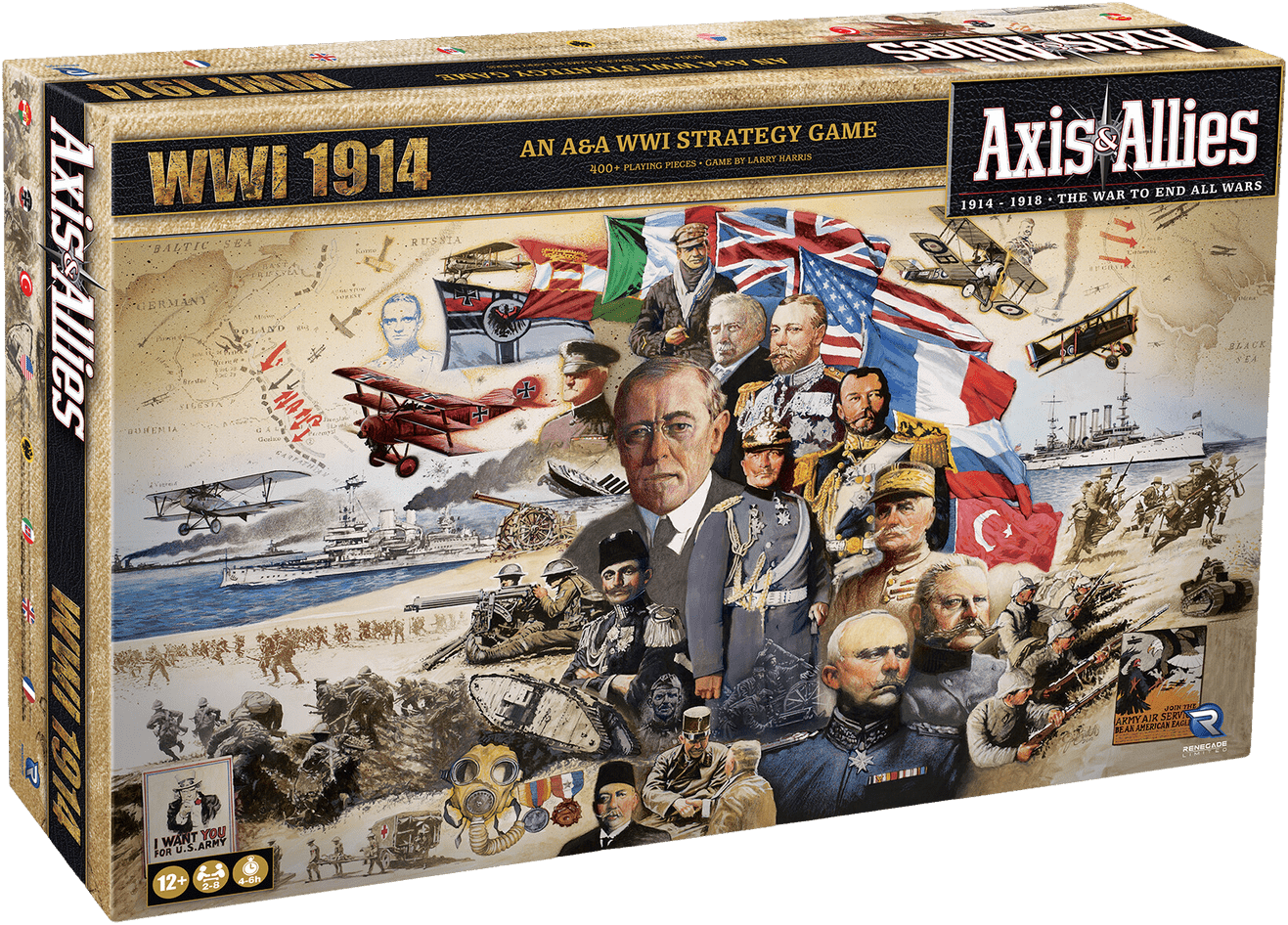 Axis & Allies: WWI 1914 box art