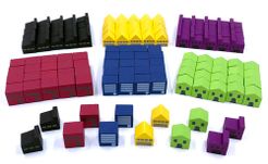 Power Grid: Meeple Source 132-Piece Building Upgrade Kit
