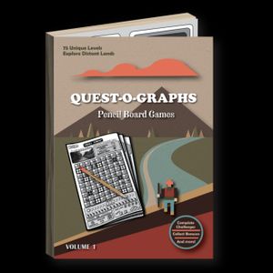 QUEST-O-GRAPHS: Pencil Board Games – Volume 1