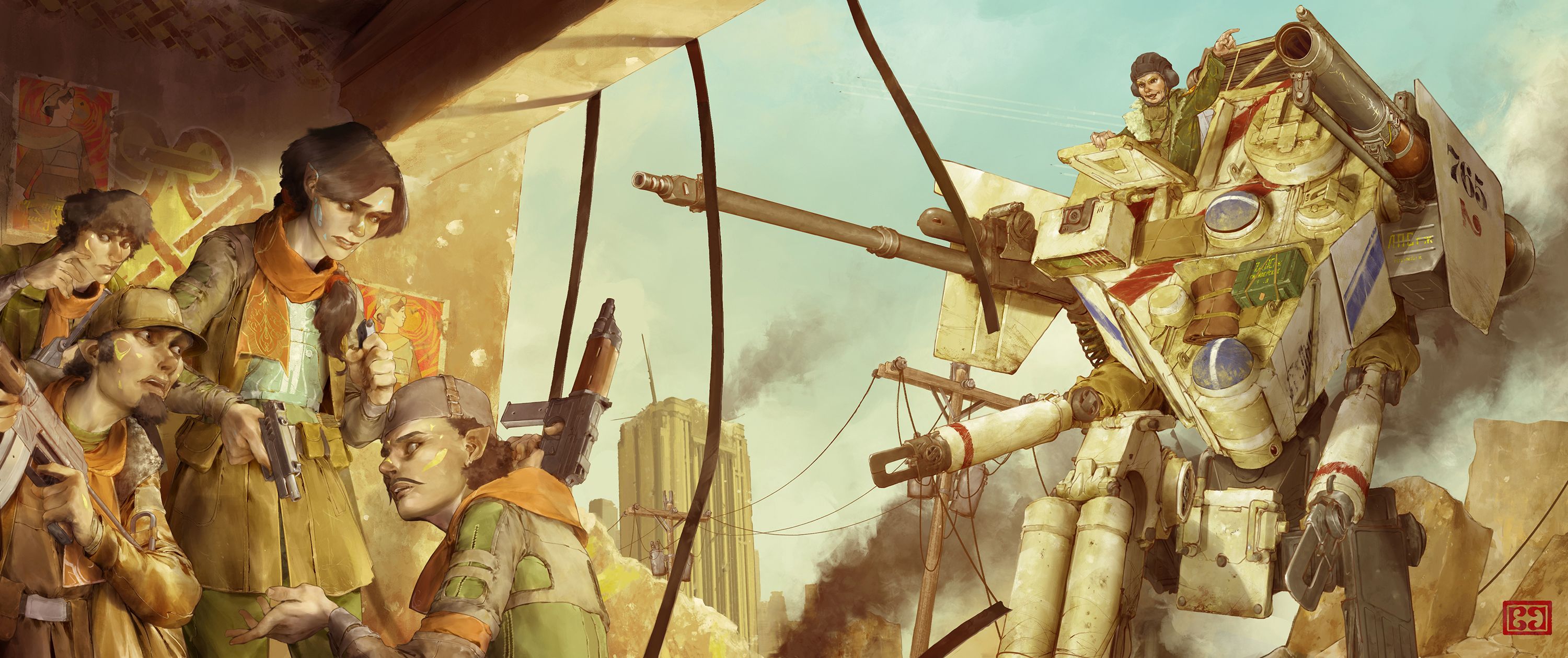 Hi! Cyberpunk & Dieselpunk Artist Here! | BoardGameGeek