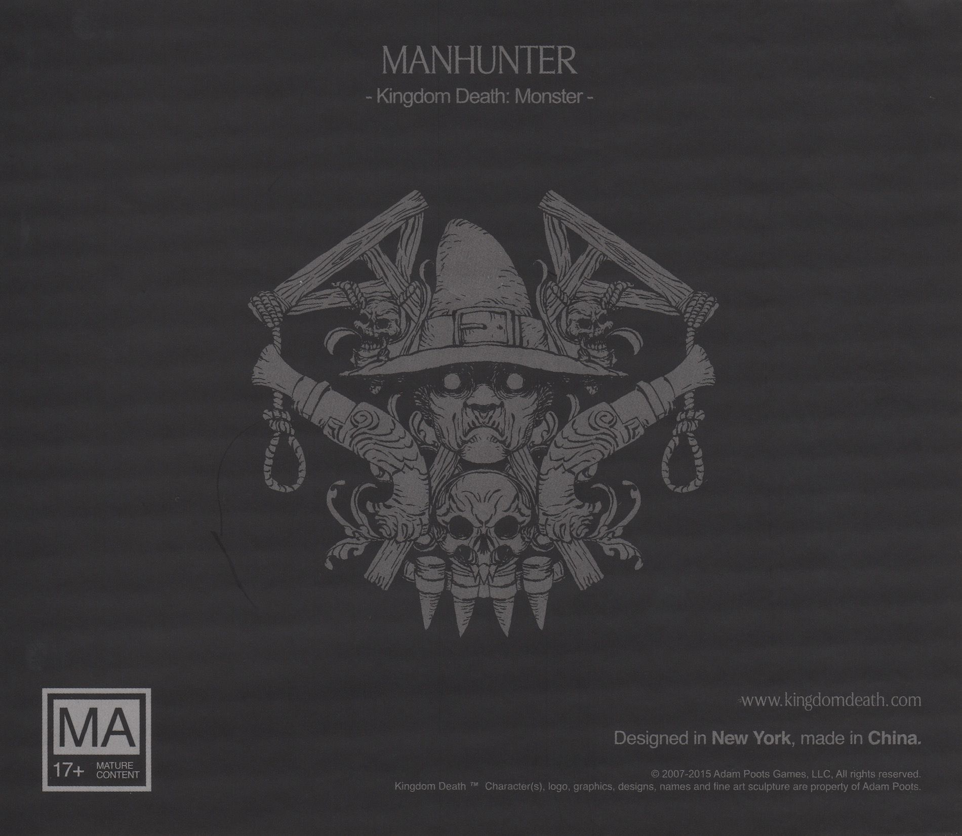 Kingdom Death: Monster – Manhunter Expansion cover art