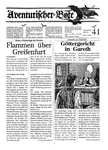 Issue: Aventurischer Bote (Issue 41 - 1992)