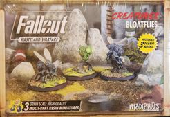 Miniaturas Fallout Wasteland Warfare - Criaturas: Bloatflies, 3 Figuras De Resina Sin Pintar, Escala 32mm, Para Juego De Mesa