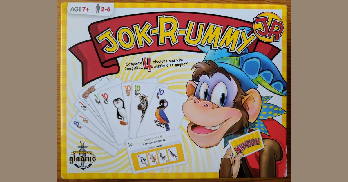 Jok-R-Ummy Jr | Board Game | BoardGameGeek
