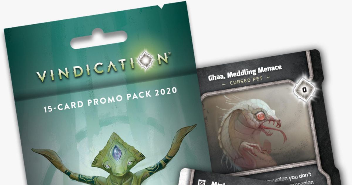 Vindication Promo Pack 2020 Board Game BoardGameGeek