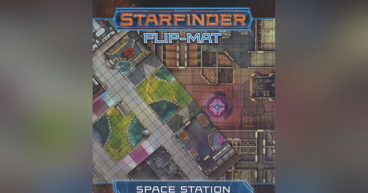 Starfinder Flip-Mat: Space Station | RPG Item | RPGGeek