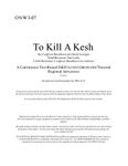 RPG Item: ONW3-07: To Kill a Kesh