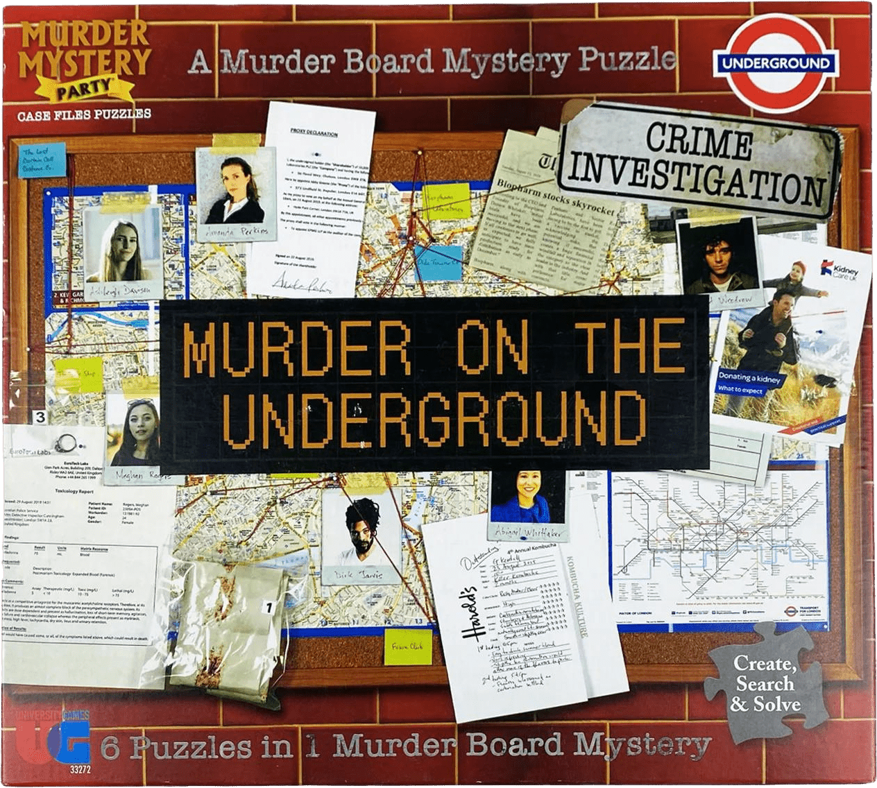 Murder Mystery Party: Murder On The Underground cover art