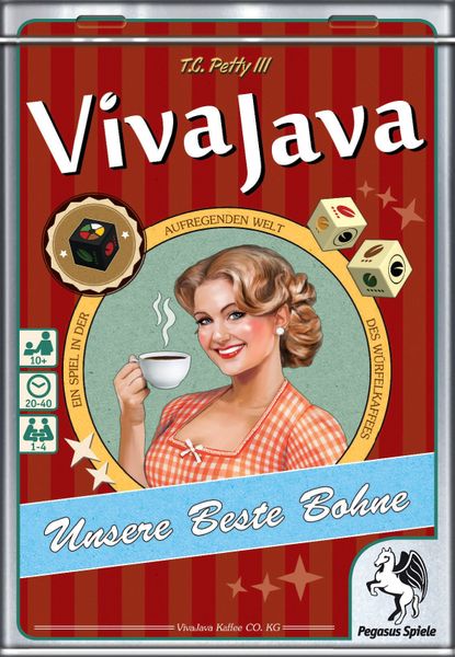 VivaJava, Front Cover German First Edition (Pegasus Spiele, 2015)