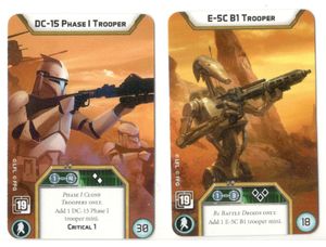 Star Wars: Legion – E-5C B1 Trooper / DC-15 Phase I Trooper Alternate Art