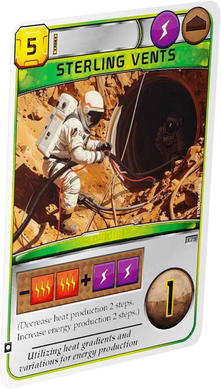 Terraforming Mars: Sterling Vents Promo Card