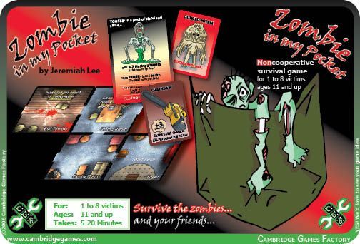 Zombie In My Pocket Board Game Boardgamegeek