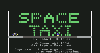 Space taxi hot sale commodore 64