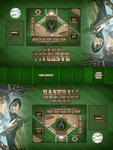 Board Game Accessory: Baseball Highlights: 2045 – Double Player Play Mat