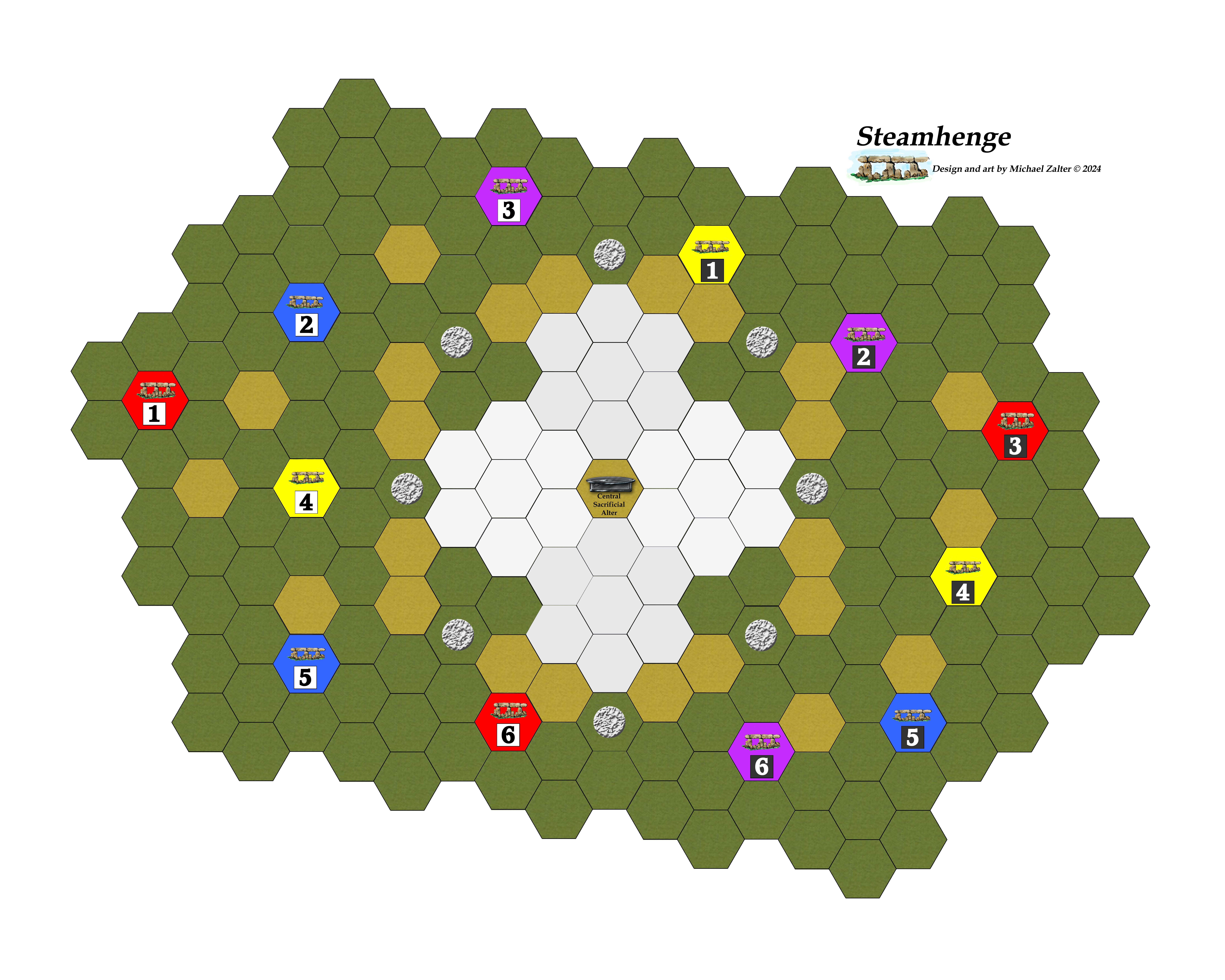 Steamhenge (fan expansion for Age of Steam)
