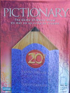 Details about   Pictionary 20th Anniversary Edition by Parker Brothers 2005 100% Complete! 