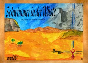 Schwimmer in der Wüste
