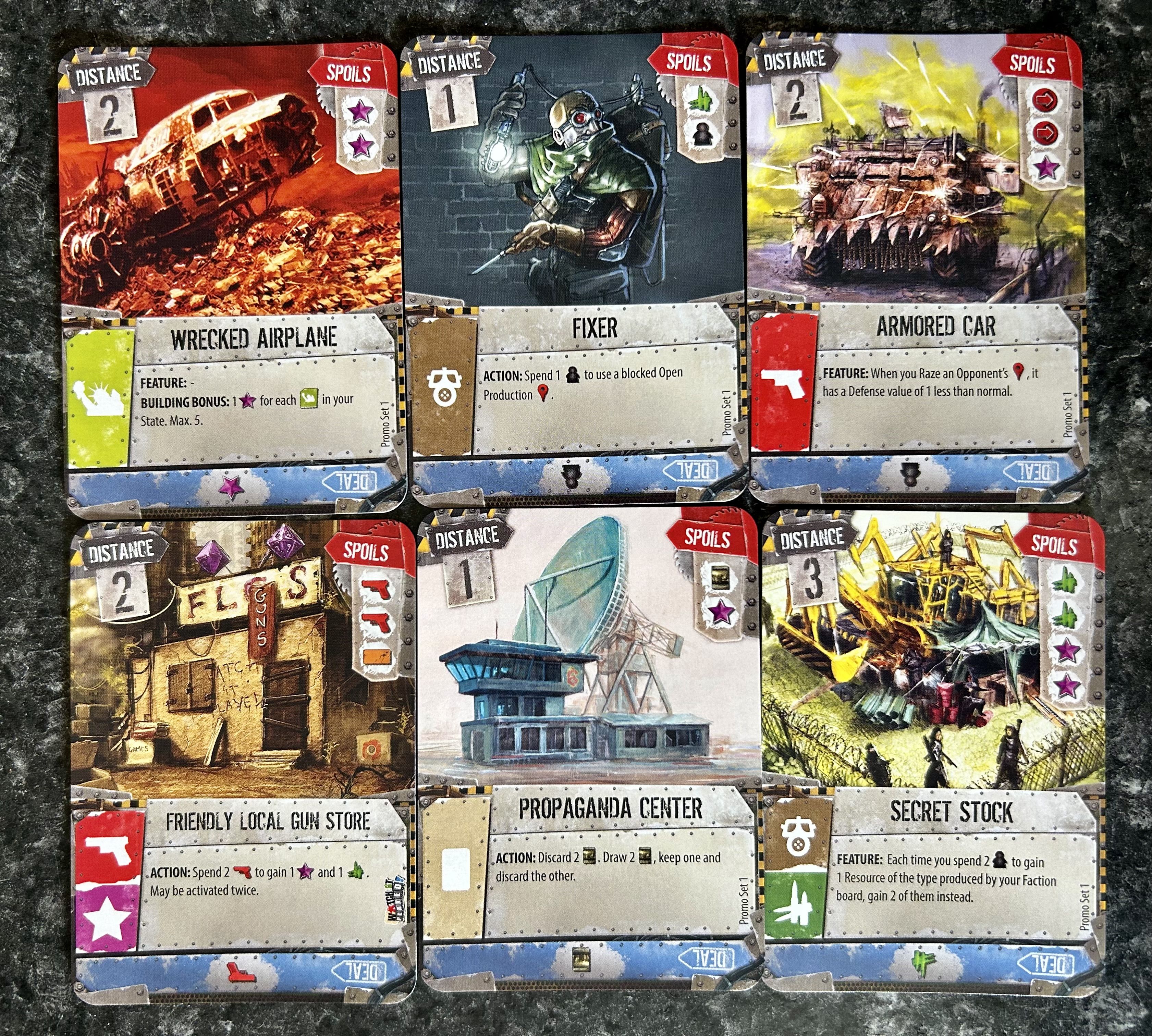 51 Stan: Master Set – 6 kart dodatkowych