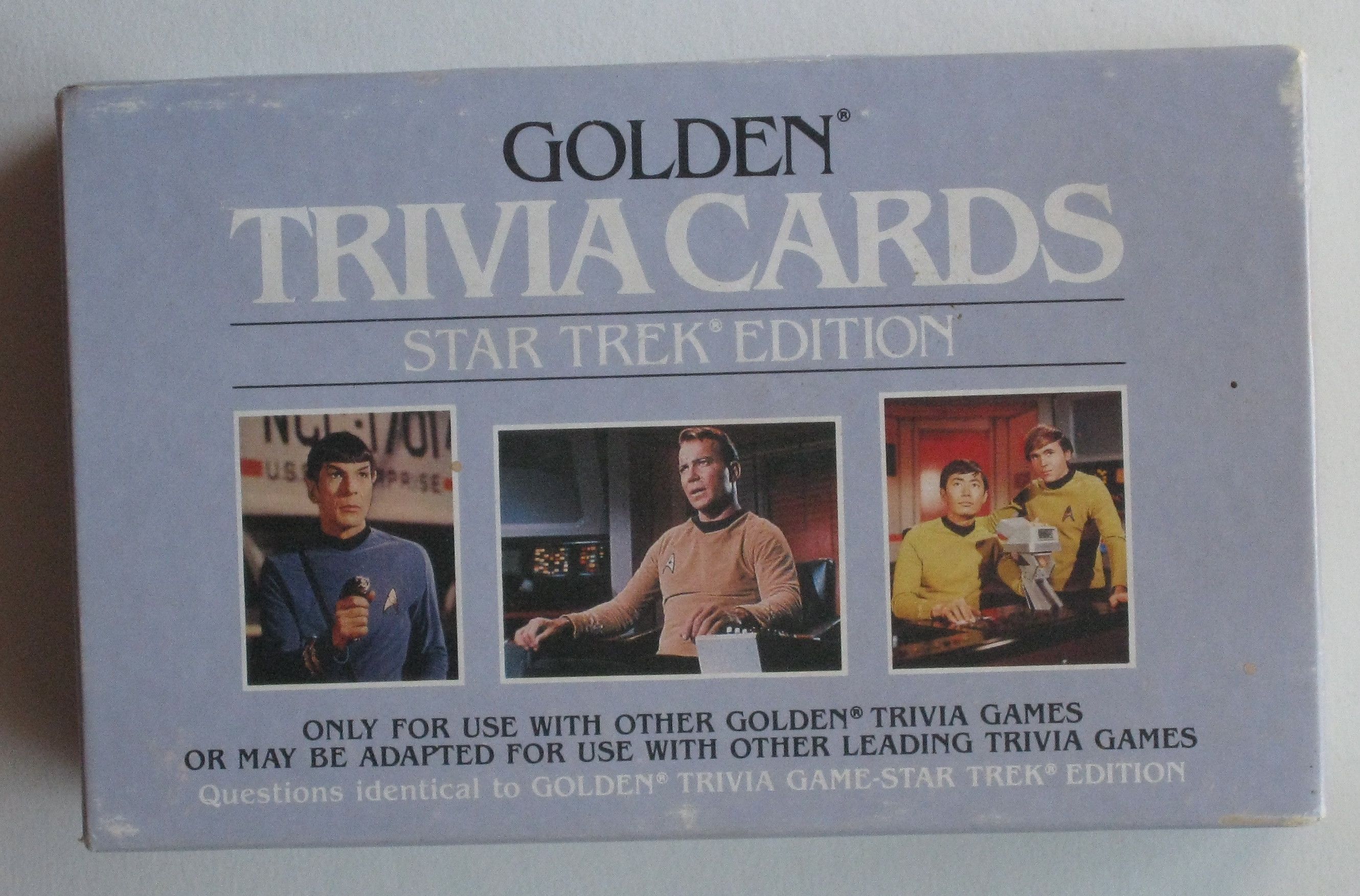 Golden Trivia Cards: Star Trek Edition cover