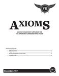 Issue: Axioms (VII - Dec 2017)