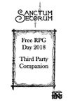 Issue: Sanctum Secorum (Issue #36b - Free RPG Day 2018 Companion)