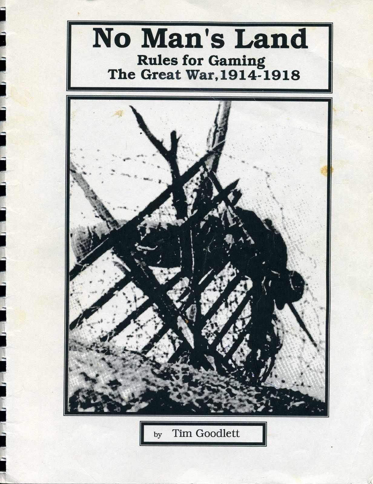 No Man's Land: Rules for Gaming The Great War 1914-1918 cover art