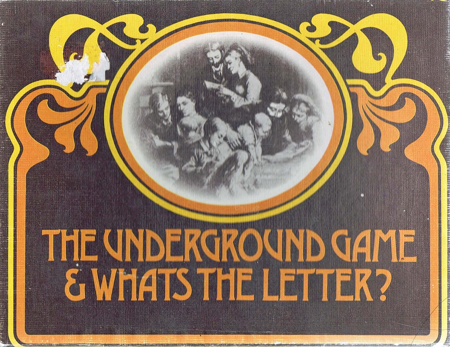 The Underground Game & What's the Letter? box art