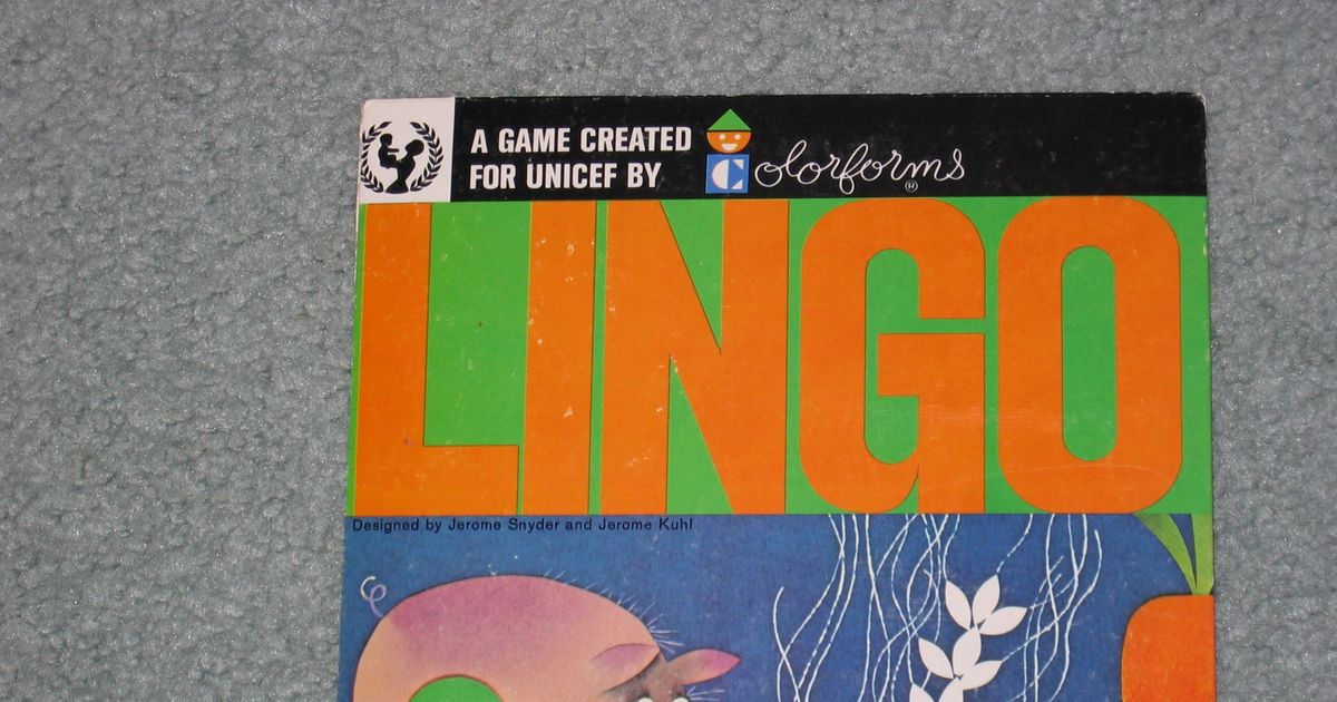 Lingo Board Game BoardGameGeek