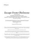 RPG Item: ONWI4-01: Escape From Obelstone
