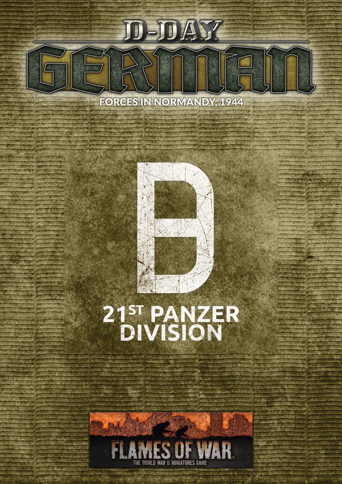 Flames of War: D-Day – German: 21st Panzer Division