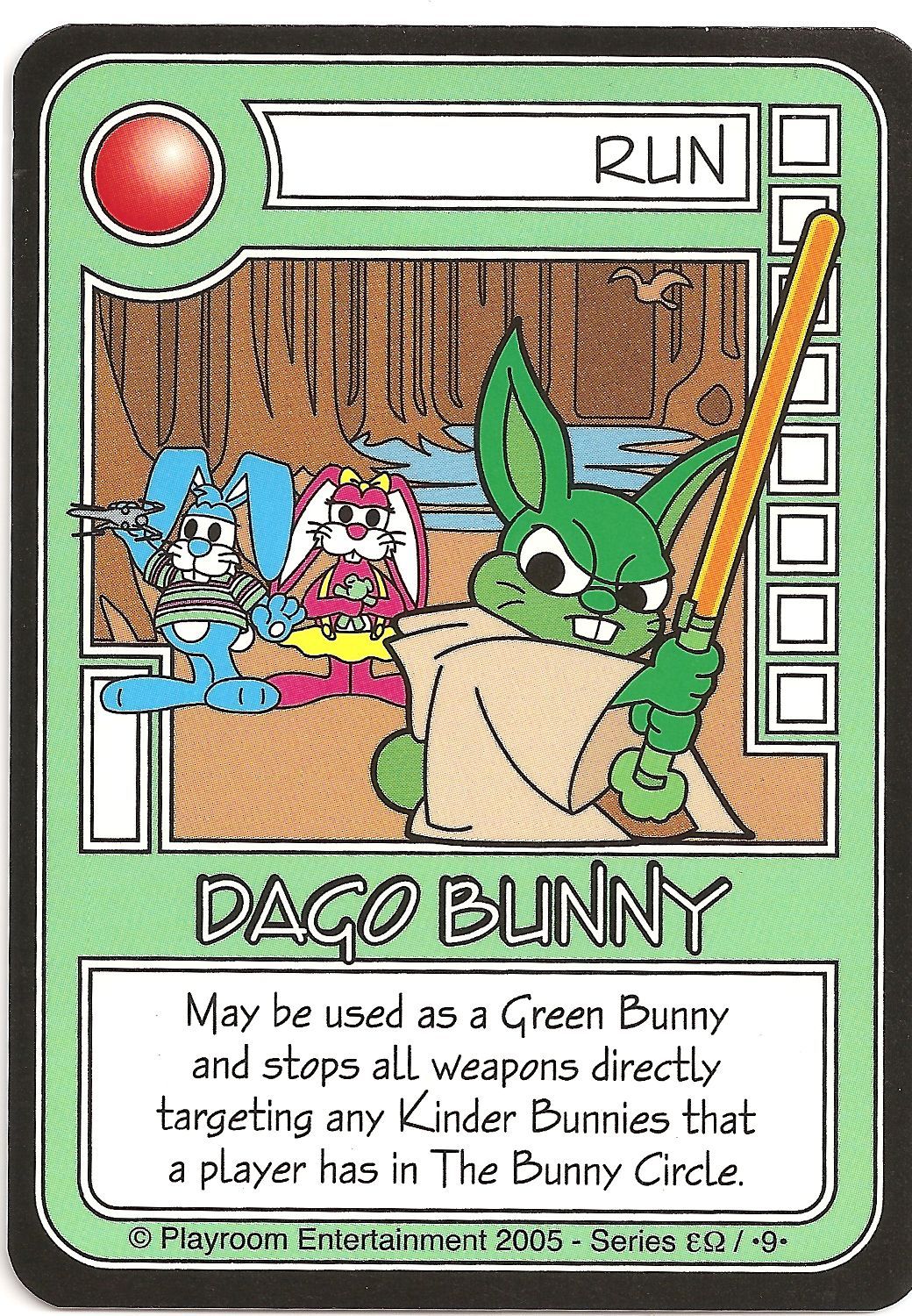 Killer Bunnies and the Quest for the Magic Carrot: Dago Bunny Promo Card
