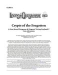RPG Item: CGR8-01: Crypts of the Forgotten