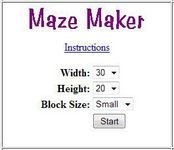 Video Game: Maze Maker