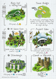 Imperial Settlers: Roll & Write – UK Games Expo Promosheet