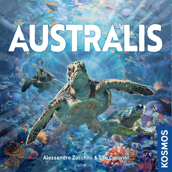 Australis, KOSMOS, 2025 — front cover, English edition (image provided by the publisher)