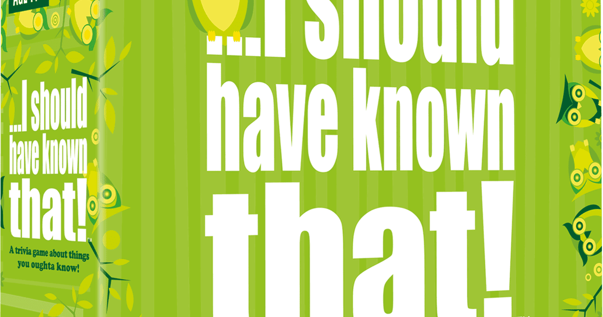 ...I should have known that! | Board Game | BoardGameGeek
