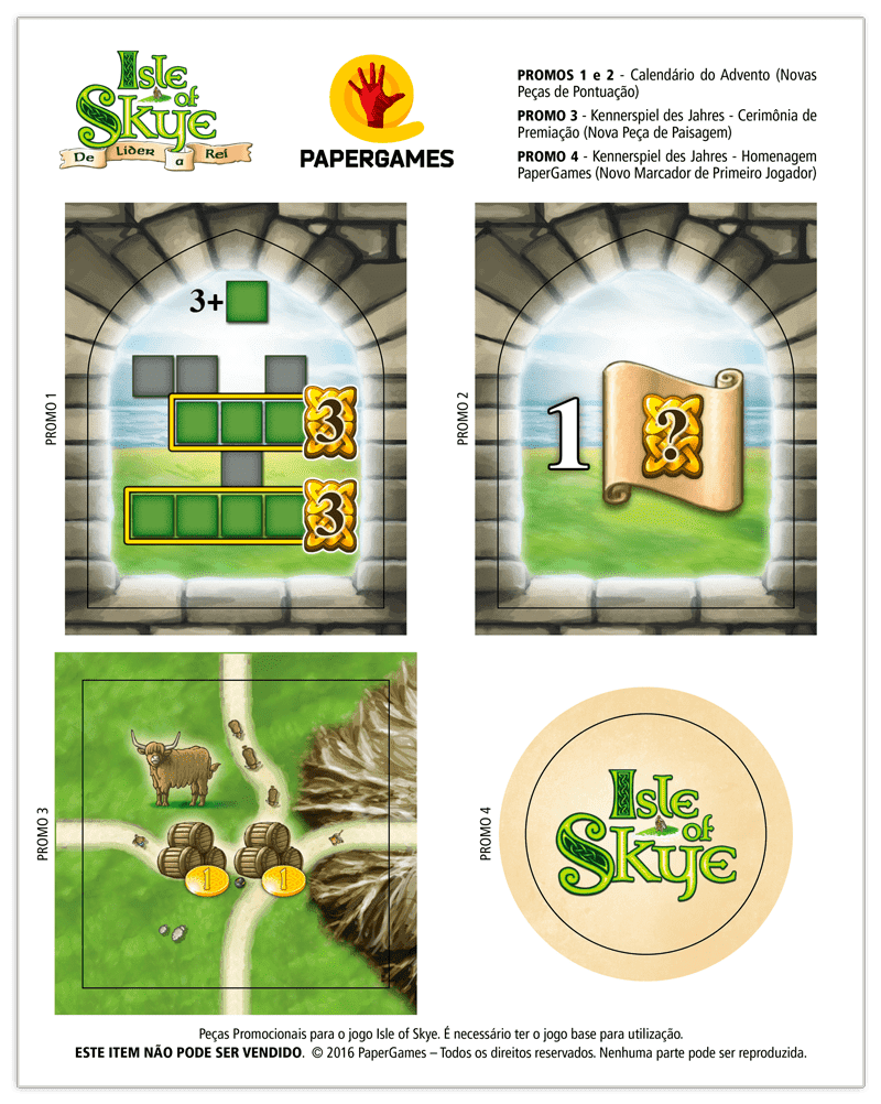 Isle of Skye: Peças Promocionais
