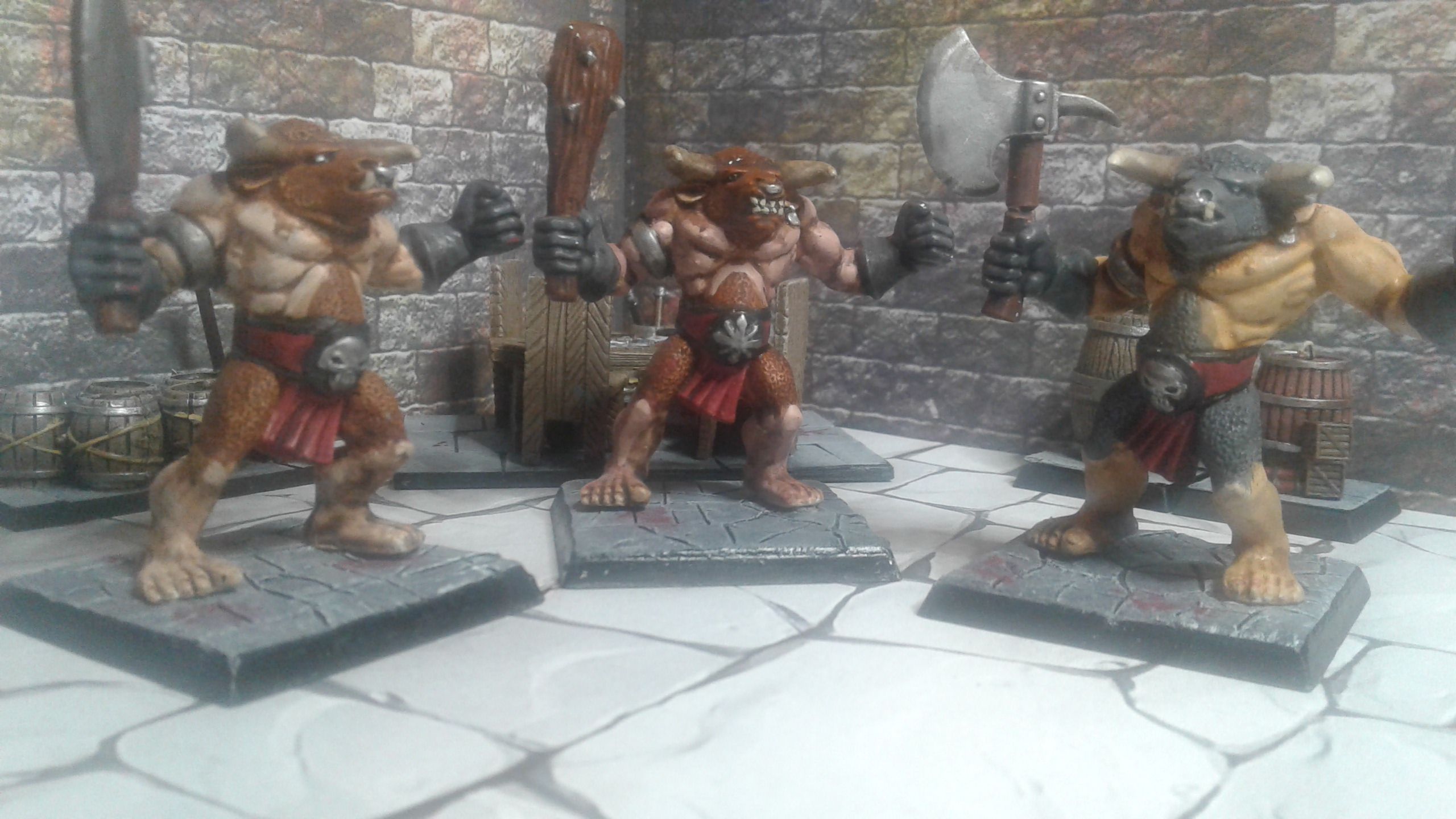 Games Workshop Warhammer Quest Minotaurs Minotaur with Club New Chaos GW OOP 