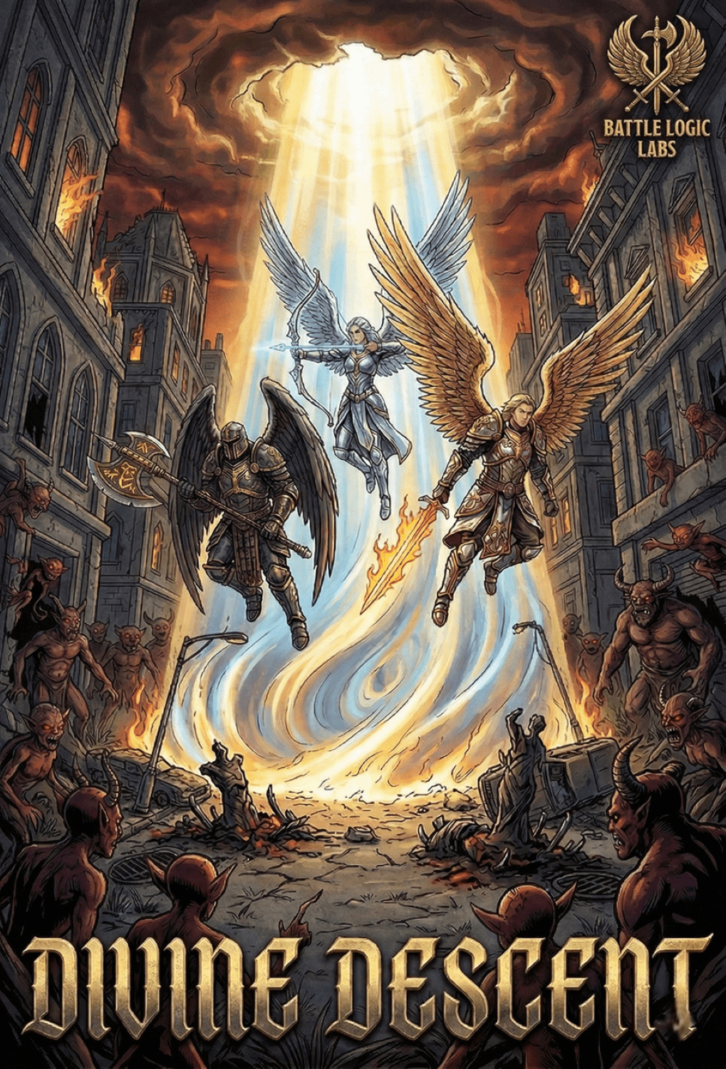 Cover art for Divine Descent