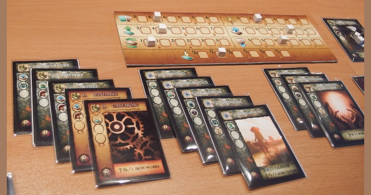 progress evolution of technology board game