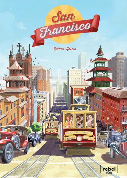 San Francisco Cable Car Board Game - Gateway Board Games And Card