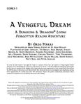 RPG Item: CORE3-01: A Vengeful Dream