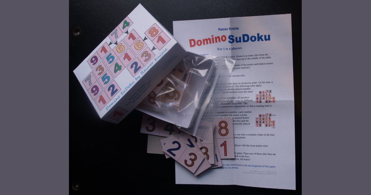 Domino Sudoku Rules In English Domino Sudoku