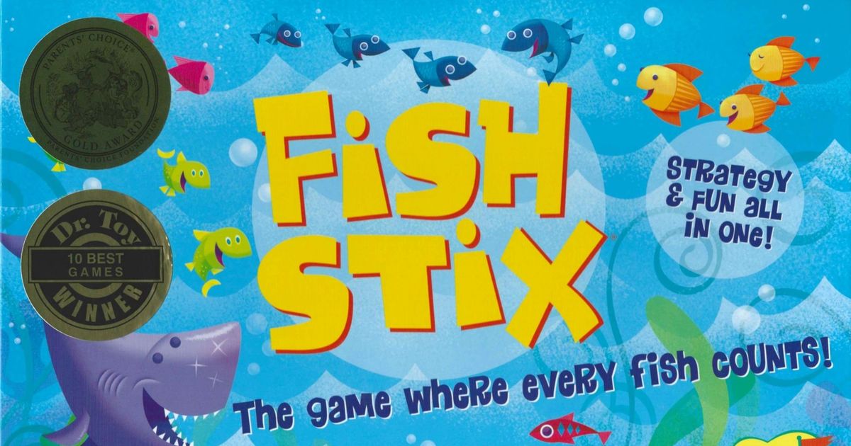 Peaceable Kingdom Award Winning Fish Stix The Kids' Board Game