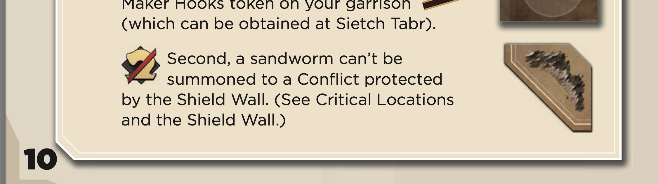 Sandworm Symbol on Siege of Arrakeen Conflict Card? | Dune: Imperium ...